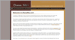 Desktop Screenshot of dianamey.com