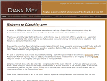 Tablet Screenshot of dianamey.com